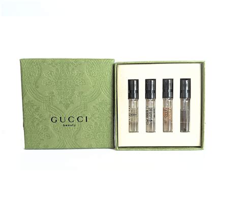 gucci 4 pcs gift set 5ml|gucci discovery kit.